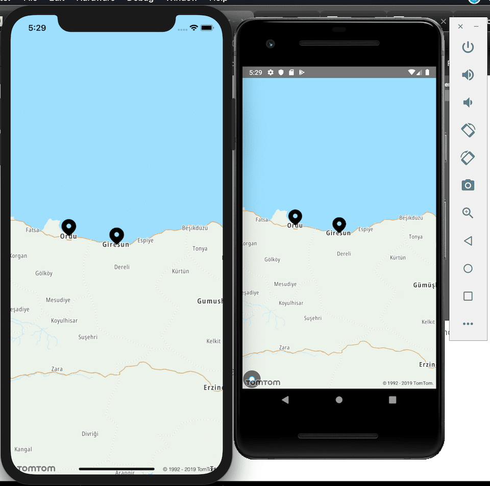 Using TomTom Maps in React Native: Part 2 - IOS